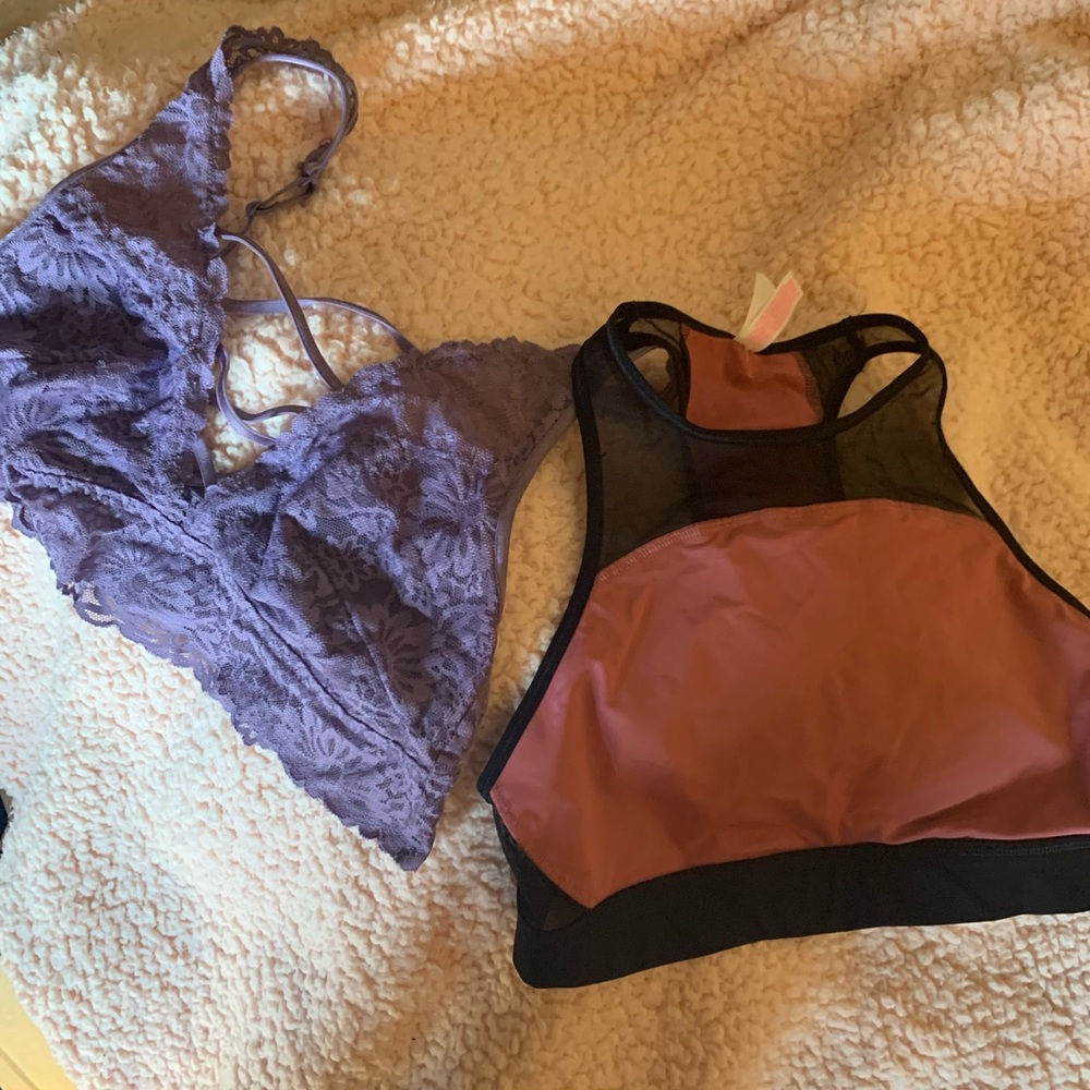 Pink bras!
